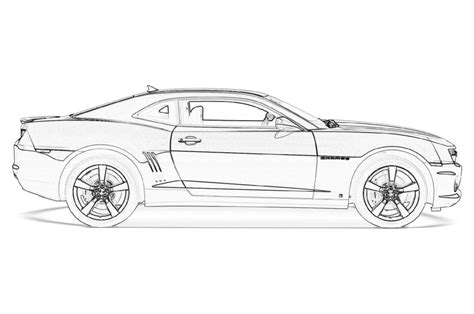 Camaro Coloring Pages For A Fast Learning Educative Printable