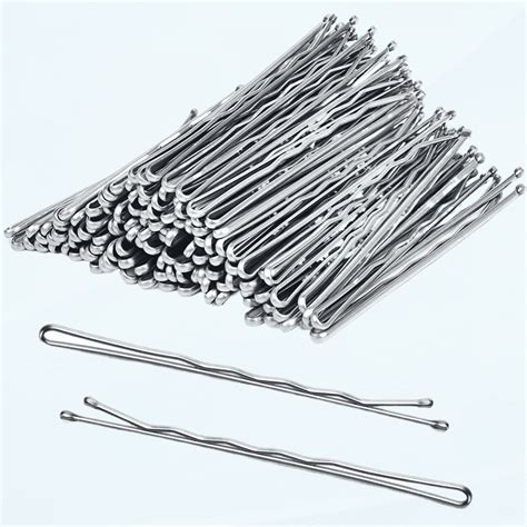 Bobby Pins 150 Pcs 5 5cm Long Silver Hair Grips With Storage Box