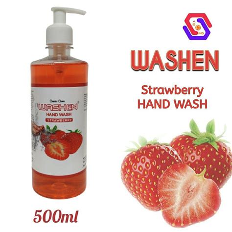 Washen Strawberry Hand Wash Packaging Type Box Packaging Size 500ml At ₹ 4237 In Vasai