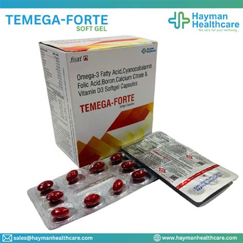 Temega Forte Softgel Capsules Hayman Healthcare Pvt Ltd