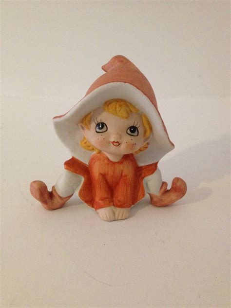 Vintage Homco Pixie Elfs Elves Garden Gnome Fairy Fairies Etsy