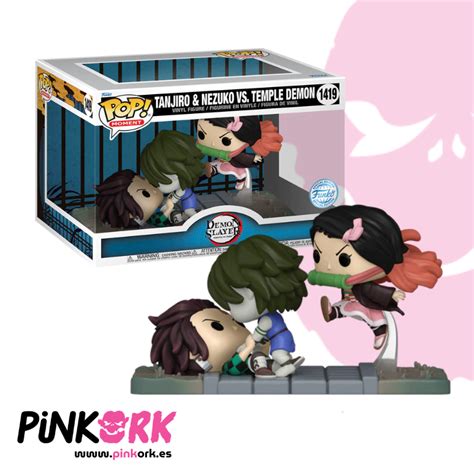 Funko Pop Demon Slayer Kimetsu No Yaiba Tanjiro Nezuko Vs Temple