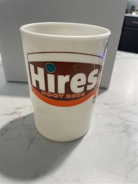 hires root beer advertising plastic mugs cups   etsy