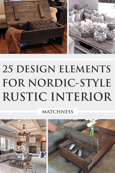 25 Design Elements for Nordic-style Rustic Interior - Matchness.com