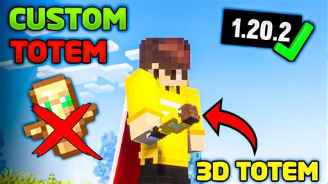 How To Make Custom Skin Totem Of Undying In Minecraft JAVA Custom