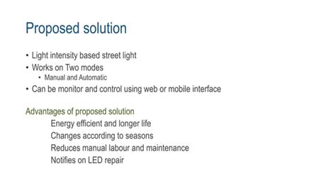 Street Light Automation Controlling And Monitoring Ppt