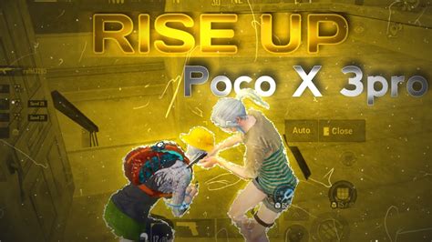 Rise Up 💫 Poco X3 Pro Bgmi Montage Oneplus9r98t7t76t8n105g