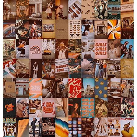 Amazon Artkida Retro S Wall Collage Kit Aesthetic Pictures Room