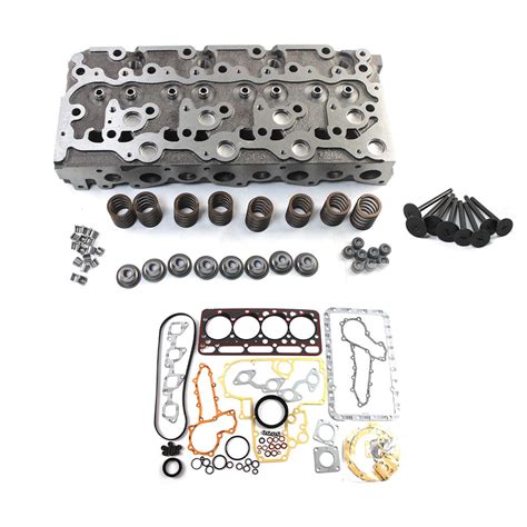 For Kubota V2203 V2203E Complete Cylinder Head+Full Gasket Kit Fits Bo – Sinocmp