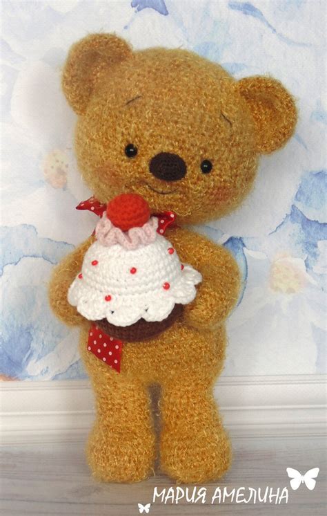 Teddy Bear Honey Amigurumi Crochet Pattern By Maria Amelina Etsy