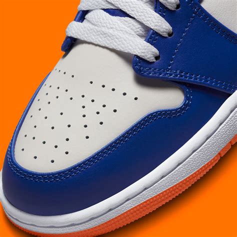 Nike Air Jordan 1 Retro Mid Knicks Wheaties Blue Orange White Fd1029