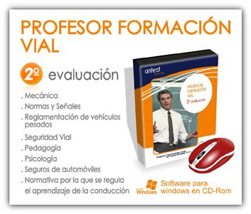 Test de Profesor de Formación Vial Segunda Evaluación