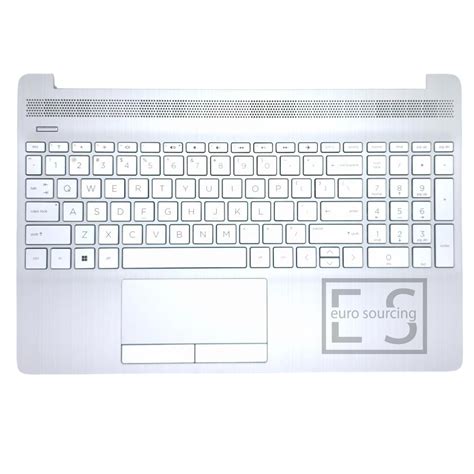 Replacement For HP 15-DW 15-GW Series Silver Palmrest Top Case US Non