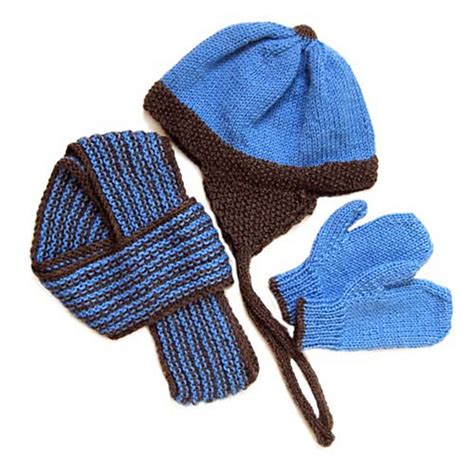 Ravelry Childs Hat Scarf And Mittens Pattern By Linda Moorhouse