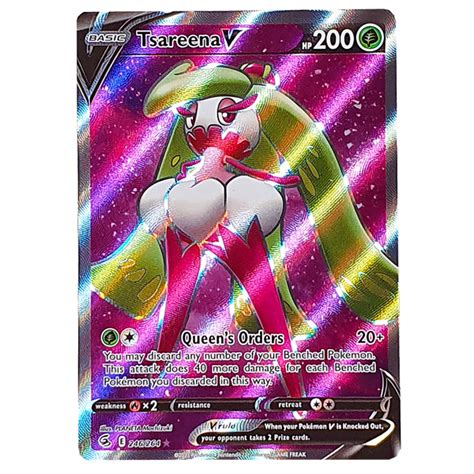 PokÉmon Tcg Tsareena V Full Art Ultra Rare 246264 Hero Stash