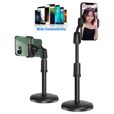 Cooligg 360° Adjustable Desktop Cell Phone Stand Stabilize Stand