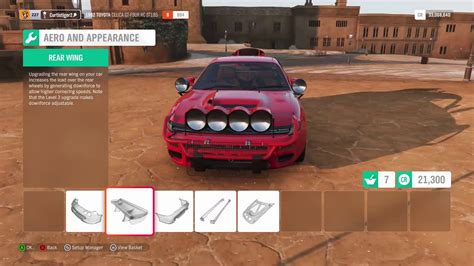 Forza Horizon 4 Toyota Celica Customization YouTube