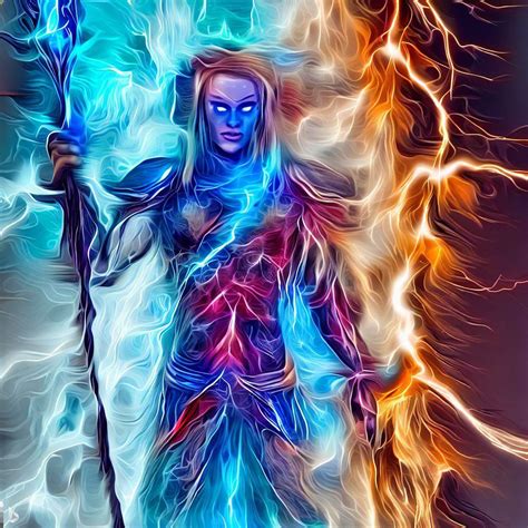 Lightning Elemental Warrior By 583302 On Deviantart