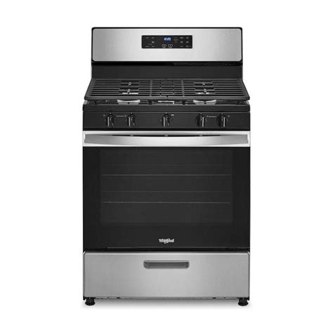 Whirlpool 5 1 Cu Ft Freestanding Gas Range With Edge To Edge Cooktop Wfg505m0ms Stainless