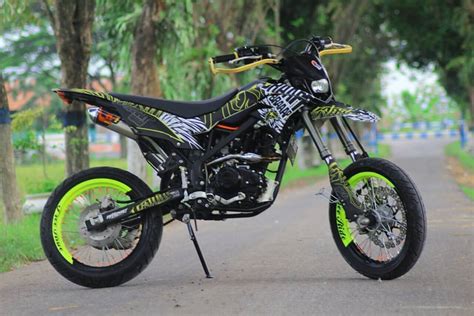 80 Foto Modifikasi Motor Trail Kawasaki Klx 150 Supermoto