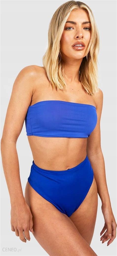 Boohoo Bhu Niebieski G Adki Bikini Basic Od D M Ng Ceny I Opinie