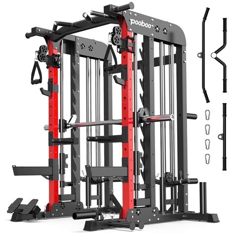 LNOW 2000LB Smith Machine & Dual Pulley System - All-in-One Home Gym