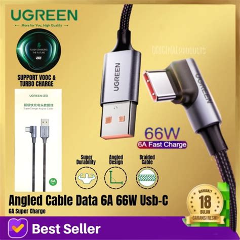 Jual Ugreen Kabel Charger Usb Type C Fast Charging 5a 40w Nylon 2 Meter 2m Jakarta Pusat