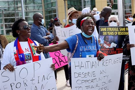 SoCal Residents Protest Treatment of Haitian Refugees - Inland Valley News