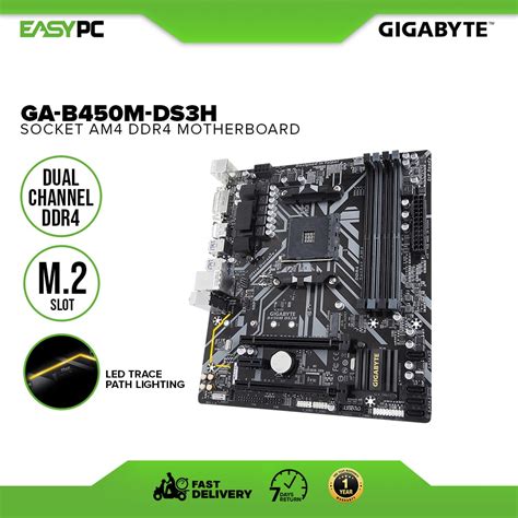 GIGABYTE B450M DS3H AM4 Micro ATX AMD Motherboard Atelier Yuwa Ciao Jp