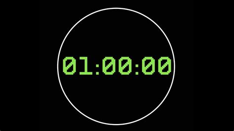 1 HOUR COUNTDOWN TIMER WITH CLOCK ANIMATION HD YouTube