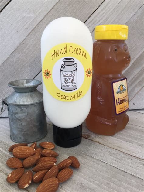 Honey Almond Goat Milk Hand Cream Soapy Goat