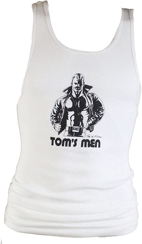 Tom Of Finland T Shirts White Tank Tops Gay Leather Fetish Etsy Canada