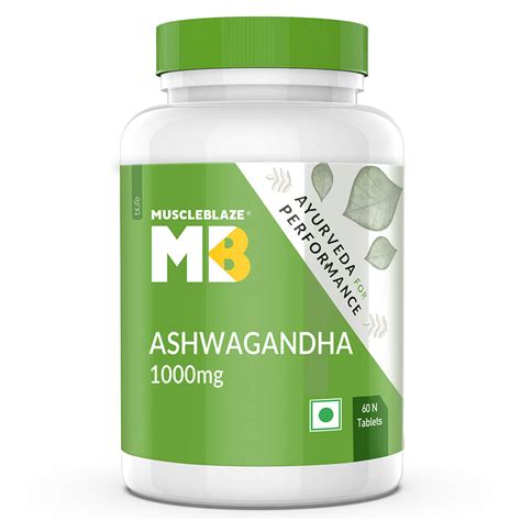 MuscleBlaze Ayurveda for Performance - Ashwagandha 500mg | 60 tablet(s) Online