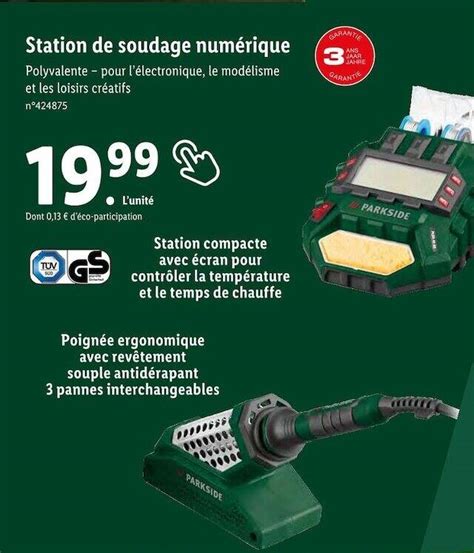 Promo Parkside Station De Soudage Num Rique Chez Lidl