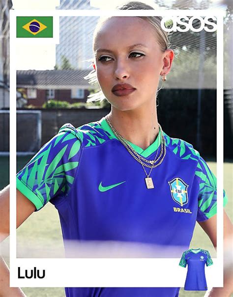 Nike Football World Cup 23 Brazil Stadium Away Jersey In Blue Asos