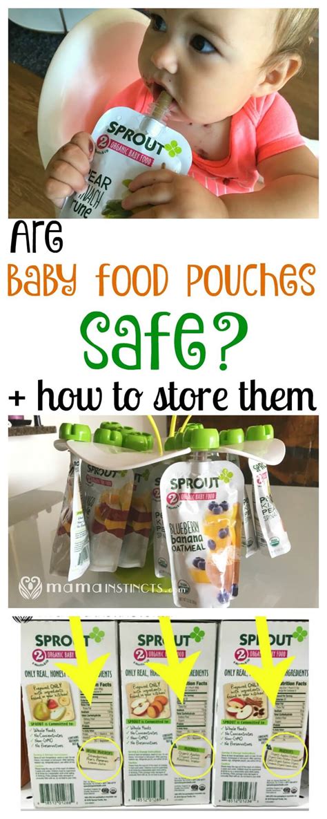 Are baby food pouches safe + how to store them – Mama Instincts®