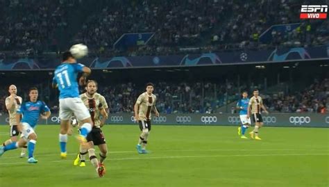 Gol Del Chucky Lozano Napoli Vs Ajax En Vivo Mira El Tanto Del