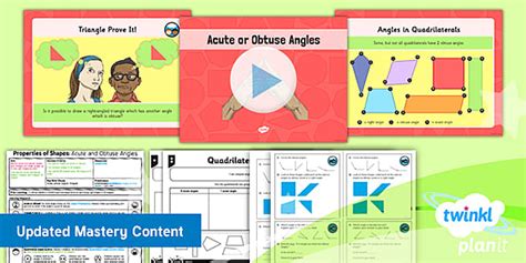 Planit Maths Y Properties Of Shapes Lesson Pack Angles