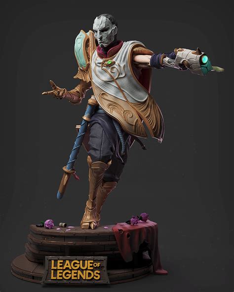 Jhin League Of Legends Statue D Model D Printable Cgtrader