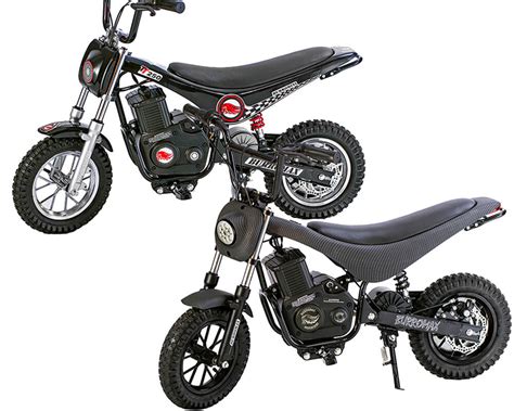 Burromax Electric Mini Bike Tt350r Matte Black Carbon Fiber