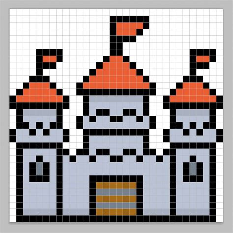 How To Make A Pixel Art Castle Mega Voxels