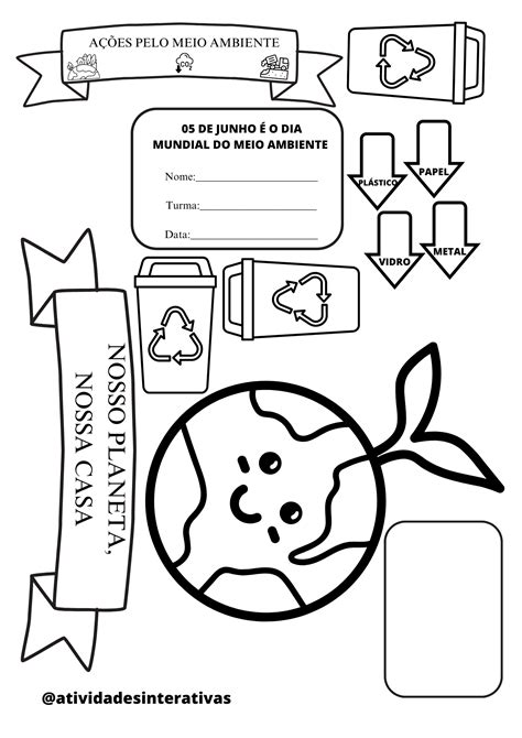 Lapbook Meio Ambiente Para Imprimir - Lapbook Meio Ambiente Para Imprimir - RETOEDU