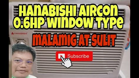 Hanabishi Aircon Hp Window Type Youtube