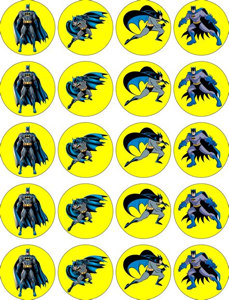 Batman Cake Topper Free Printable Batman Cupcake Toppers Printable