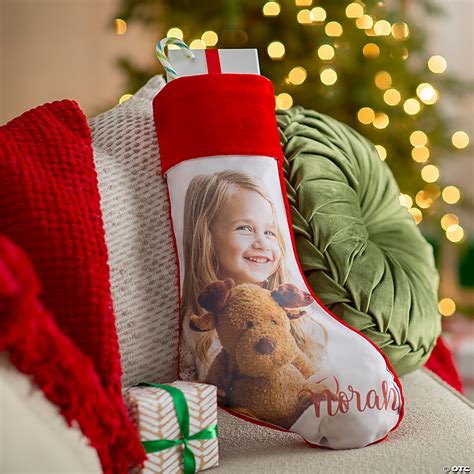 Personalized Photo Christmas Stocking Oriental Trading