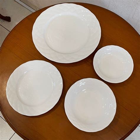 Set Piring Dan Mangkok Plates And Bowls Set Kitchen Appliances Di