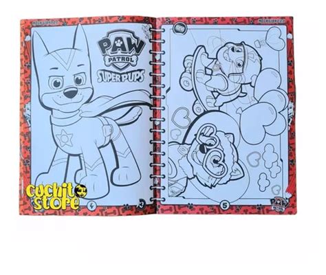 Mega Libro Para Pintar Y Jugar De Paw Patrol Patrulla Canina En Venta