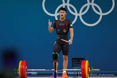 Lifter Rizky Juliansyah Tambah Medali Emas Indonesia Di Olimpiade 2024