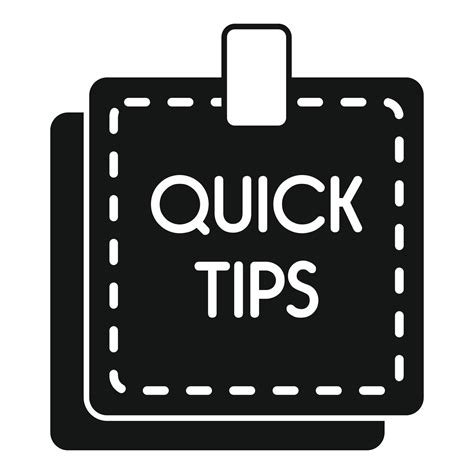 tips icon simple vector idea advice  vector art  vecteezy
