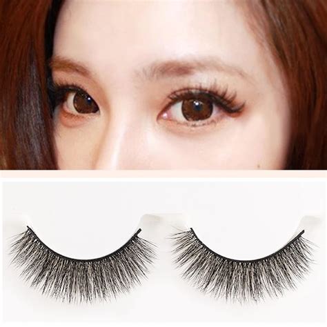 YOKPN Fashion Nude Makeup Eyelash Natural Long 3D Fake Lashes Soft